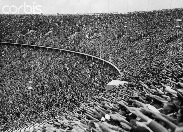 View of Olympic Stadium and Spectators