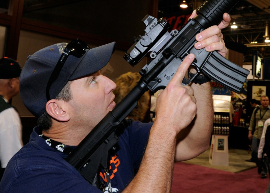 Gun Show Held In Las Vegas