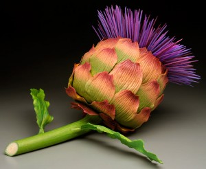 BloomingArtichokeSculptureContainer500