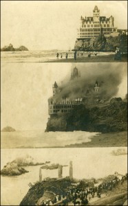 CLIFF HOUSE ON FIRE