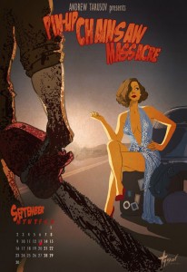 09_September - Greta Garbo in Pin-Up Chainsaw Massacre