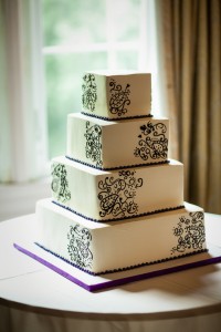 RJ8-White-and-purple-square-Indian-wedding-cake-with-henna-pattern